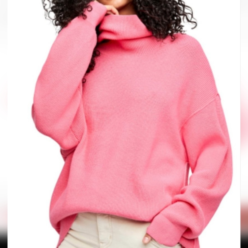 Free People Too Good Chunky Knit Pullover Sweater